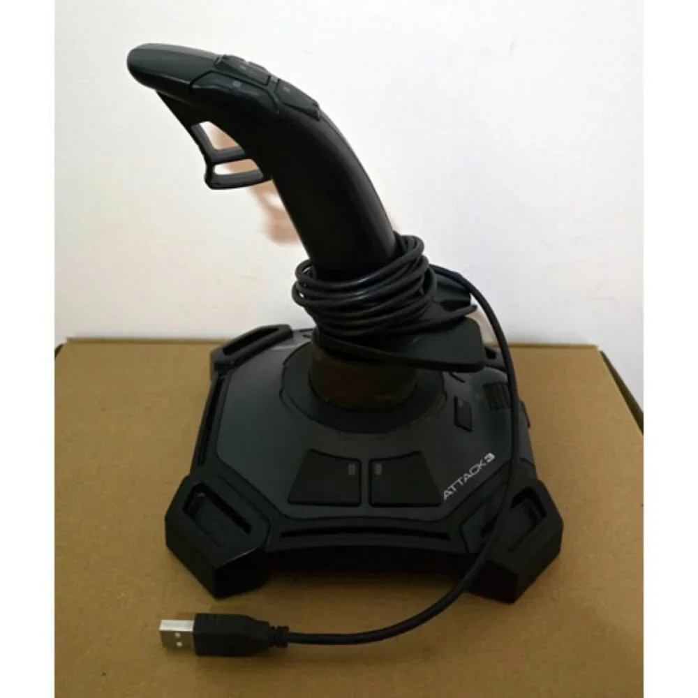 Logitech Attack 3 USB Joystick+Combat Flight Simulator 3 PC Game COMPLETE Tested